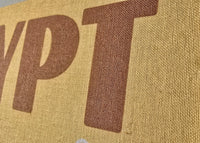 Text 'EGYPT' printed on a beige background